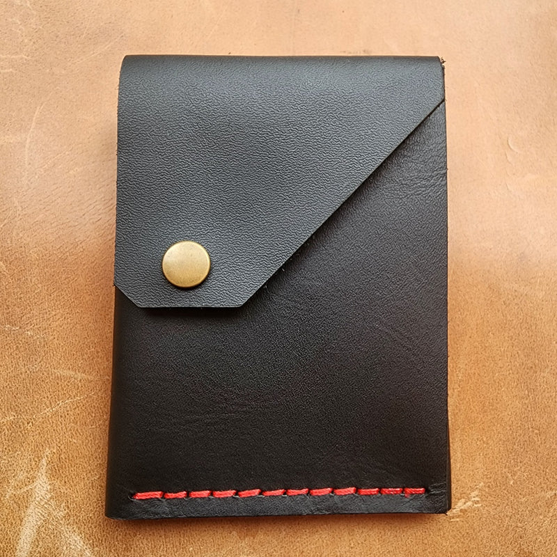Commander XX 4 Pocket - Handmade Leather Minimalist Hybrid Card & Cash Wallet