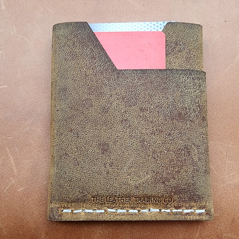 Commander XXX 4 CARD  -  Full Grain Leather Minimalist Wallet