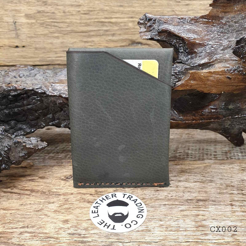 Commander X  - Kangaroo Hide Handmade Minimalist Hybrid Card & Cash Wallet  - CX002 - The Leather Trading Co.