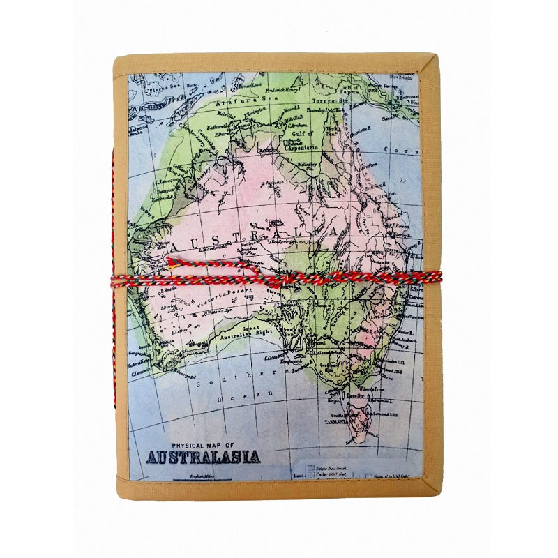 Australia Handmade Travel Journal - The Leather Trading Co.