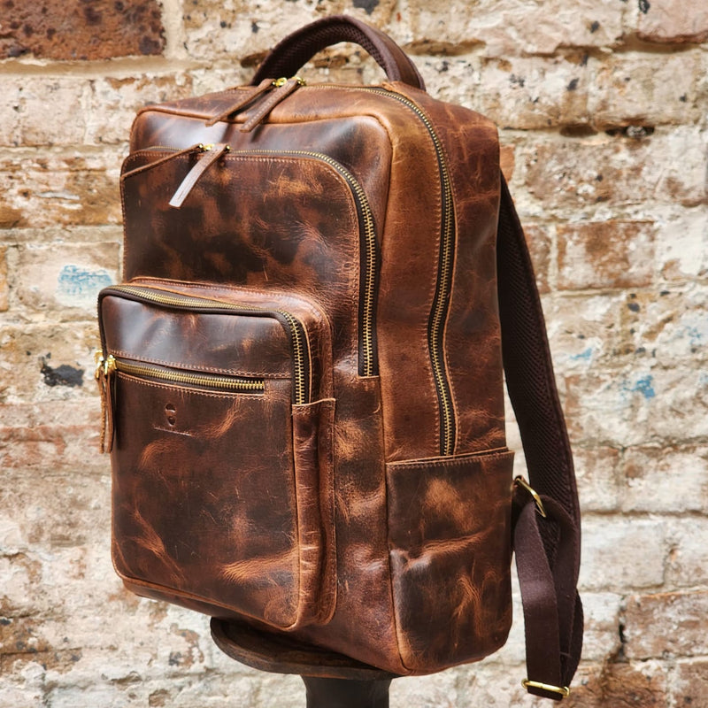 SYDNEY BUFFALO BACKPACK - BROWN