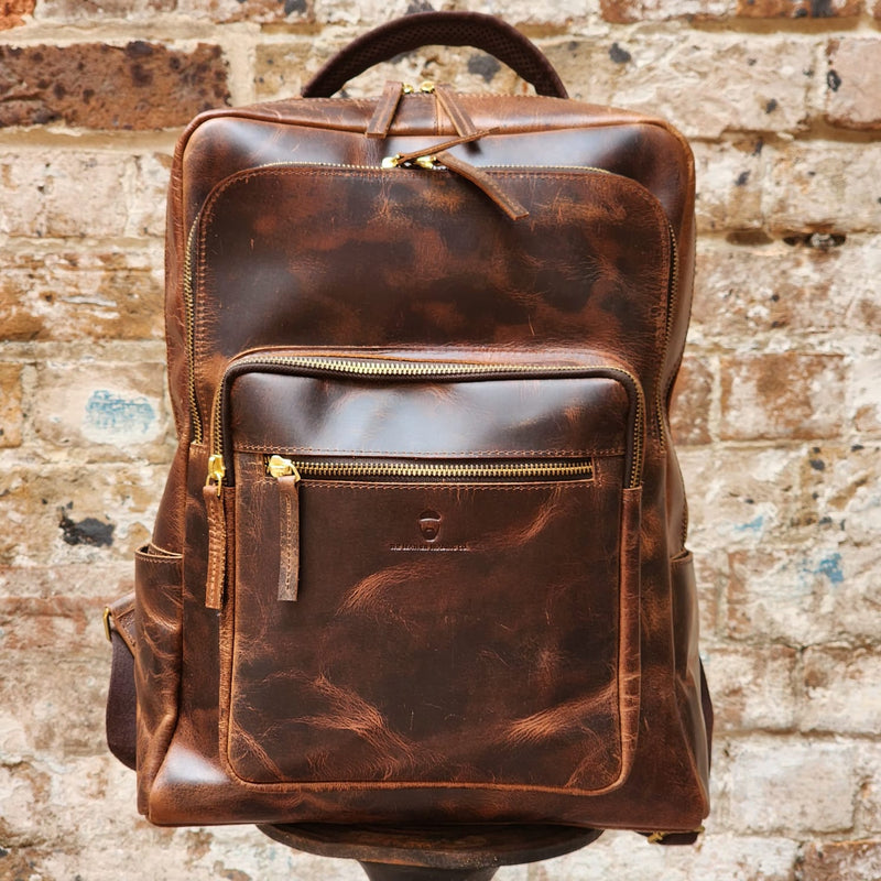 SYDNEY BUFFALO BACKPACK - BROWN