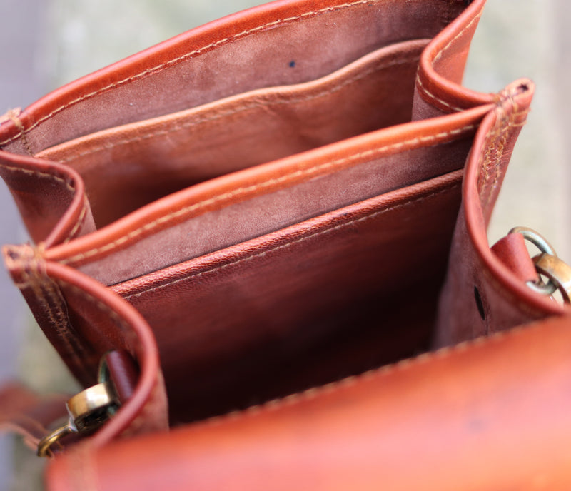 Ranger 7" Wide Leather Field Bag