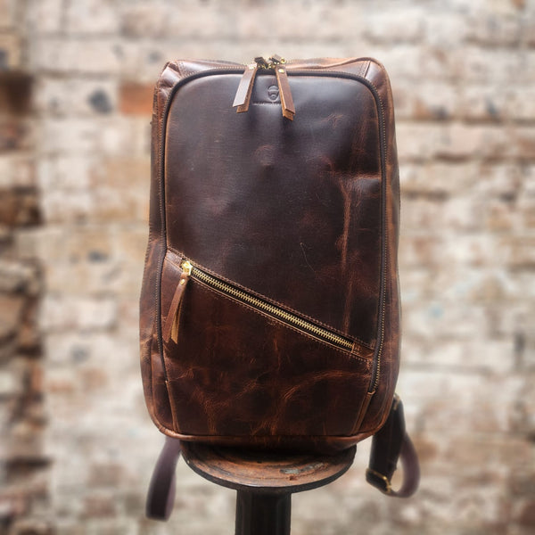 PHILLIP ISLAND 18-BUFFALO-ZIP-BACKPACK-BROWN