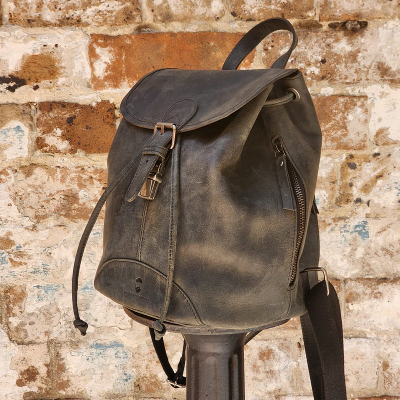 POTTS POINT 12-INCH BUFFALO LEATHER BACKPACK