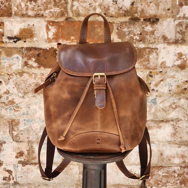 POTTS POINT 12-INCH BUFFALO LEATHER BACKPACK