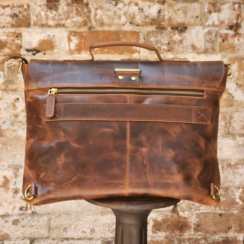 STANMORE 16 INCH-BUFFALO-LAPTOP BAG -BROWN