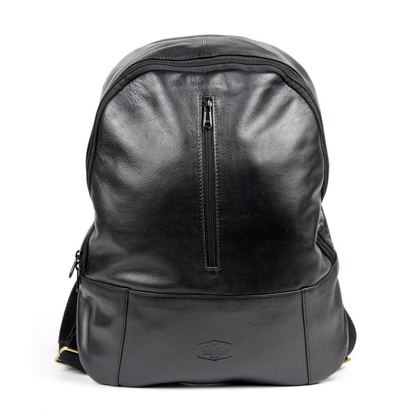 Trinity 16" Cowhide Zip Up Backpack - The Leather Trading Co.