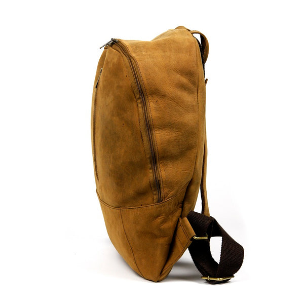 Trinity 16" Buffalo Zip Up Backpack - The Leather Trading Co.