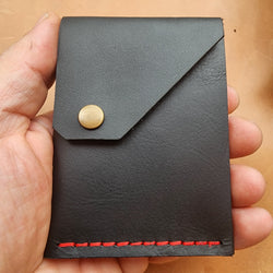 Commander XX 4 Pocket - Handmade Leather Minimalist Hybrid Card & Cash Wallet