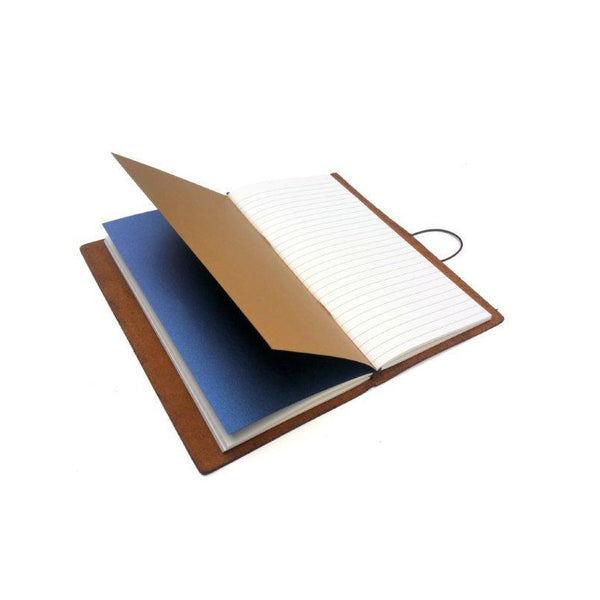 York Handmade Leather Refillable Journal - The Leather Trading Co.