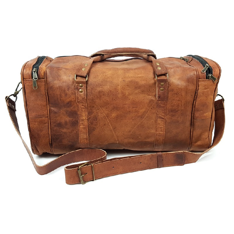 Crusader 50" Carry-on Leather Travel Bag - The Leather Trading Co.
