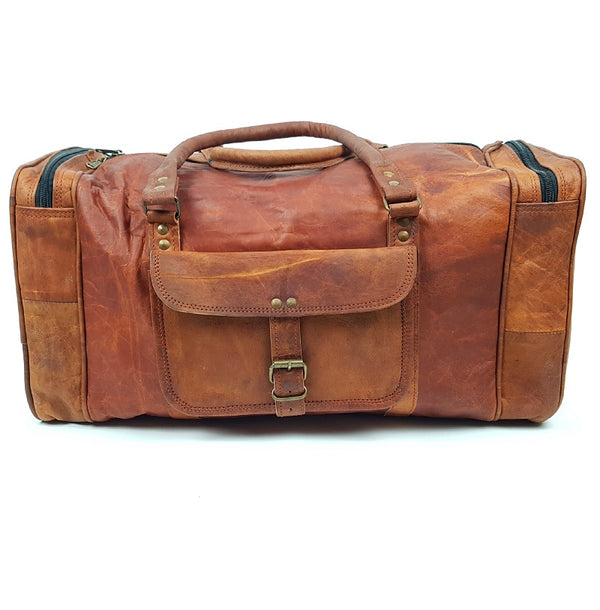 Crusader 50" Carry-on Leather Travel Bag - The Leather Trading Co.