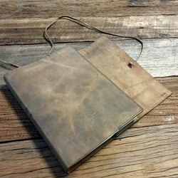 MAKE AN 'ARK' REFILLABLE LEATHER WRAP JOURNAL - WORKSHOP