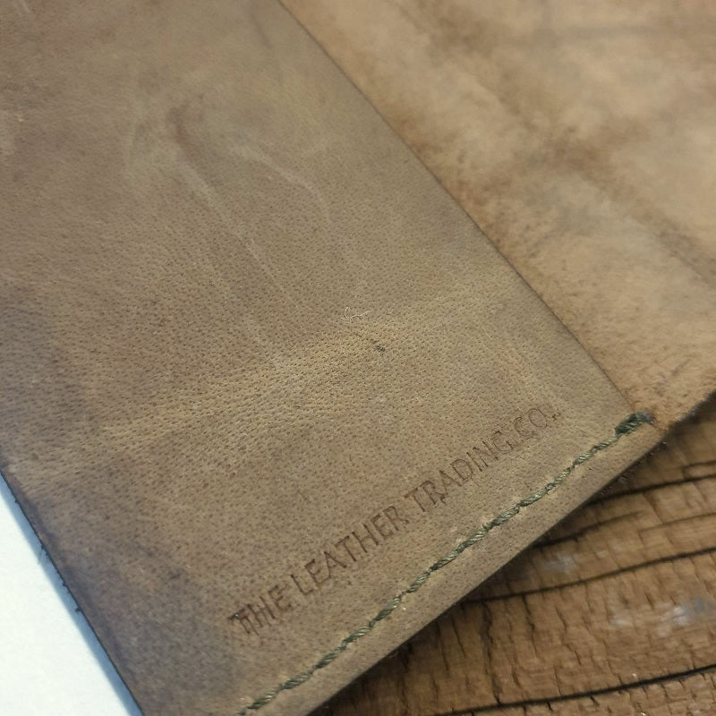 MAKE AN 'ARK' REFILLABLE LEATHER WRAP JOURNAL - WORKSHOP