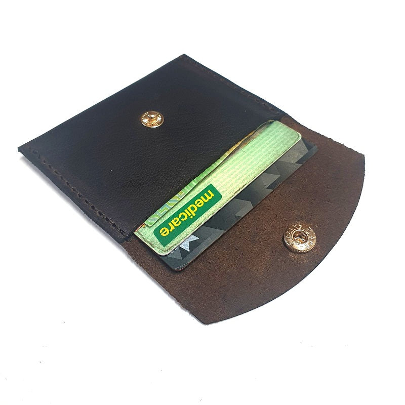 Charlie - Handmade Buffalo Leather Card & Cash Holder - The Leather Trading Co.