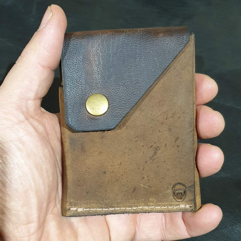 Commander XX  - Handmade Minimalist Hybrid Leather Card & Cash Wallet  - CXX91 - The Leather Trading Co.