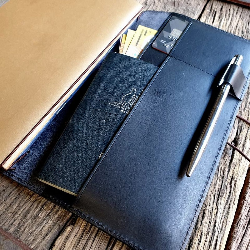 Voyager Leather Passport Travel Journal - The Leather Trading Co.