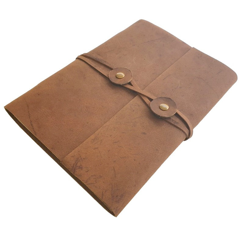Ellora Folio Handmade Leather Journal - The Leather Trading Co.