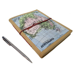 Australia Handmade Travel Journal - The Leather Trading Co.
